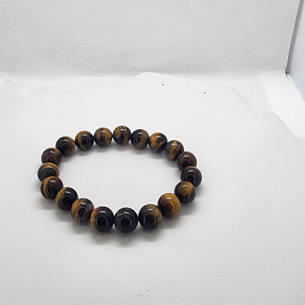 Brand New Tiger Eye Beaded Bracelet